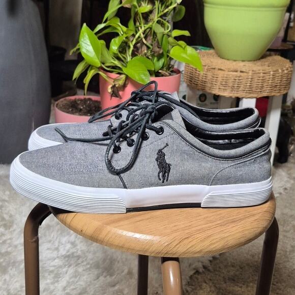 Polo Ralph Lauren Laxon Low Denim Blue Men\'s Sneakers Size 12 main image 4